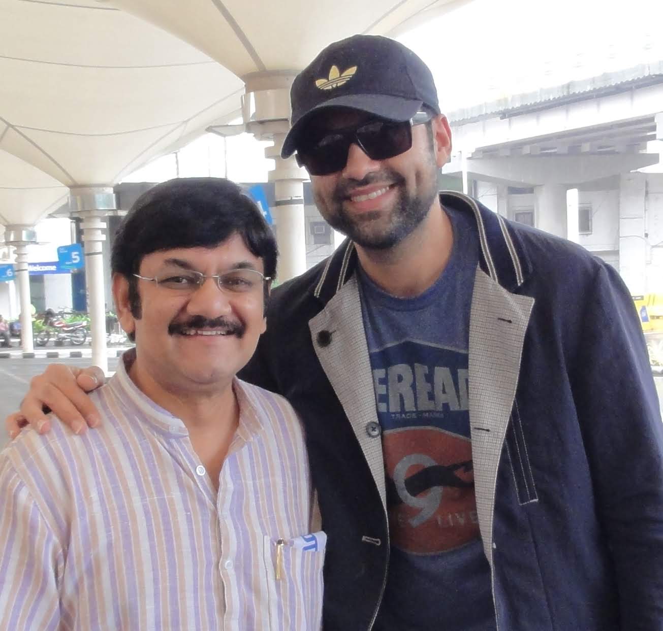 With Abhay Deol